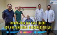 Isparta’nın İlk TAVI İşlemi SDÜ Hastanesinde Gerçekleştirildi
