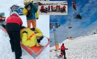JAK Ekipleri Davraz Kayak Merkezi'nde Bu Sezon 196 Kişiyi Kurtardı